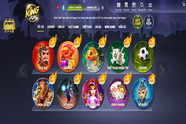 Tải game bài online đổi thưởng uy tín KingFun 27