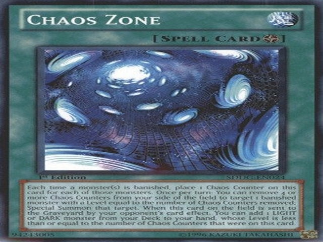 Chaos Zone là thẻ bài được nhiều game thru sử dụng