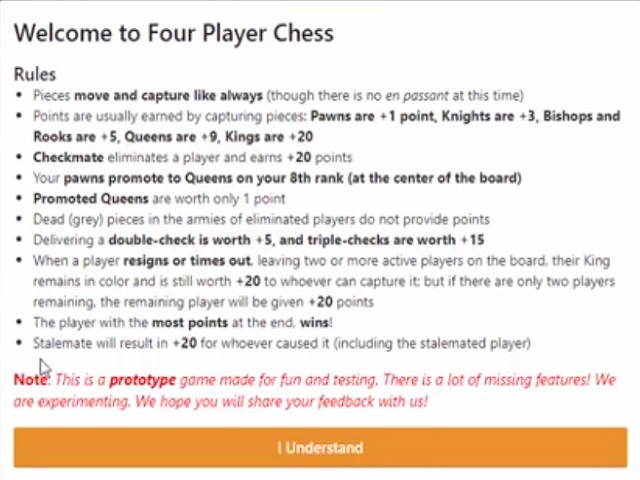 luat choi co vua 4 nguoi khi choi online tren chess.com