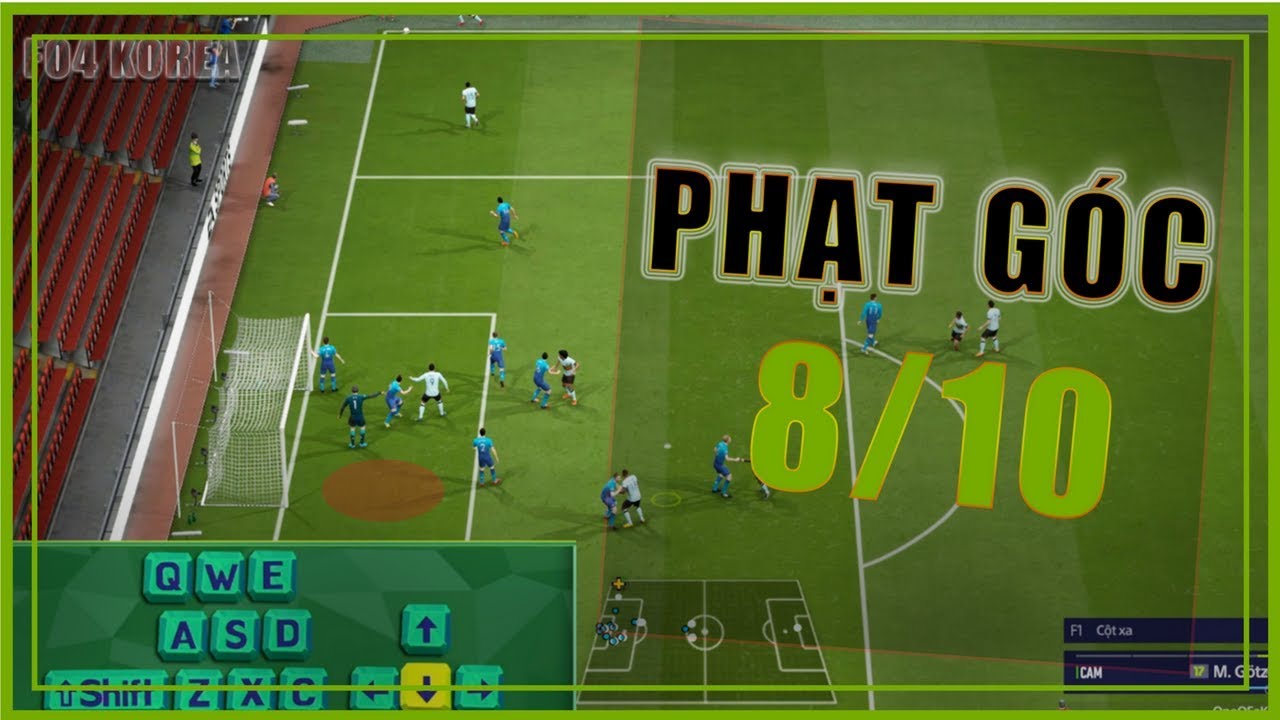 Các cách đá phạt góc trong FIFA Online 4 New Engine “chuẩn” 3