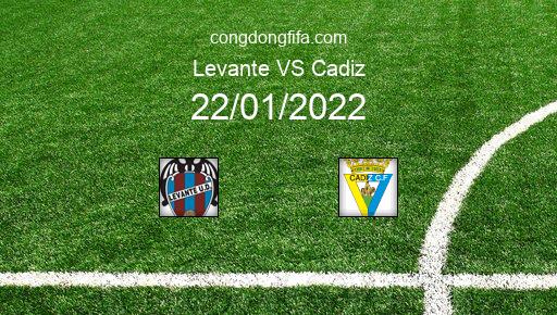 Soi kèo Levante vs Cadiz, 22/01/2022 – LA LIGA - TÂY BAN NHA 21-22 1