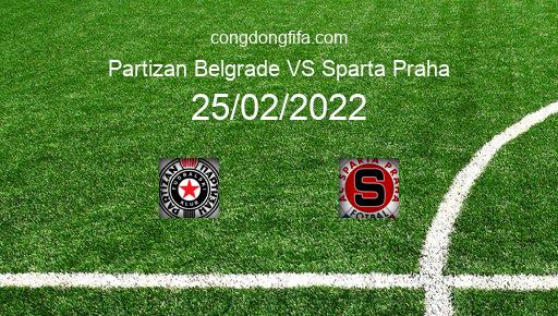 Soi kèo Partizan Belgrade vs Sparta Praha, 00h45 25/02/2022 – EUROPA CONFERENCE LEAGUE 21-22 1