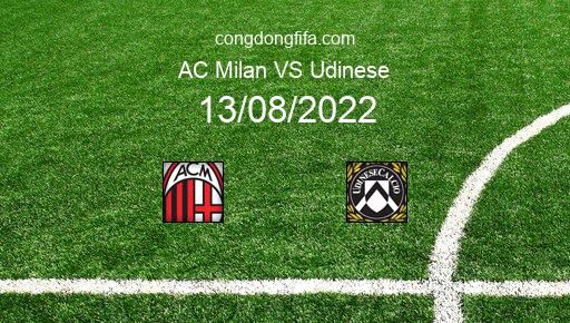 Soi kèo AC Milan vs Udinese, 23h30 13/08/2022 – SERIE A - ITALY 22-23 6