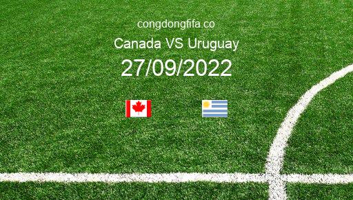 Soi kèo Canada vs Uruguay, 23h00 27/09/2022 – GIAO HỮU QUỐC TẾ 2022 1