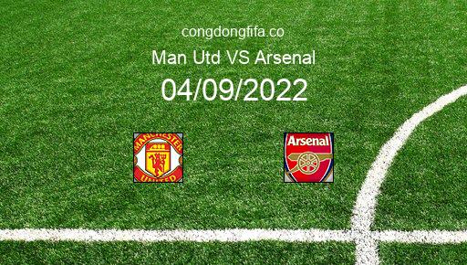 Soi kèo Man Utd vs Arsenal, 22h30 04/09/2022 – PREMIER LEAGUE - ANH 22-23 1