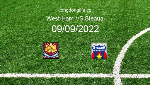 Soi kèo West Ham vs Steaua, 02h00 09/09/2022 – EUROPA CONFERENCE LEAGUE 22-23 1