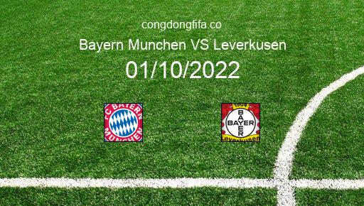 Soi kèo Bayern Munchen vs Leverkusen, 01h30 01/10/2022 – BUNDESLIGA - ĐỨC 22-23 1