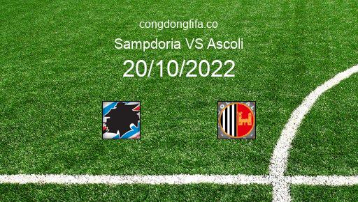 Soi kèo Sampdoria vs Ascoli, 23h00 20/10/2022 – COPPA ITALIA - Ý 22-23 26