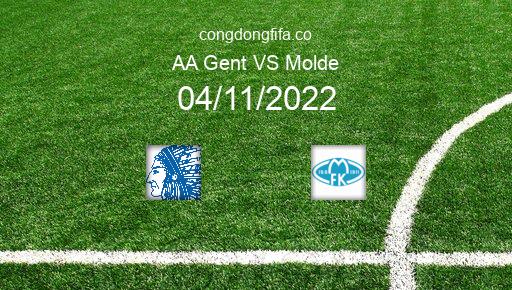 Soi kèo AA Gent vs Molde, 00h45 04/11/2022 – EUROPA CONFERENCE LEAGUE 22-23 1