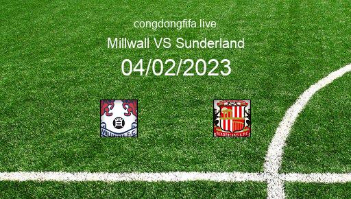 Soi kèo Millwall vs Sunderland, 22h00 04/02/2023 – LEAGUE CHAMPIONSHIP - ANH 22-23 1