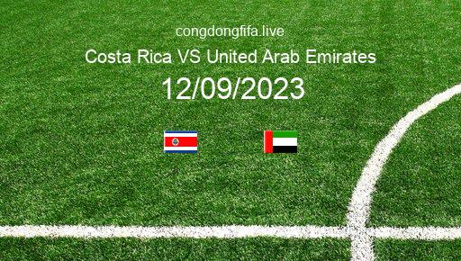 Soi kèo Costa Rica vs United Arab Emirates, 23h00 12/09/2023 – GIAO HỮU QUỐC TẾ 2023 1