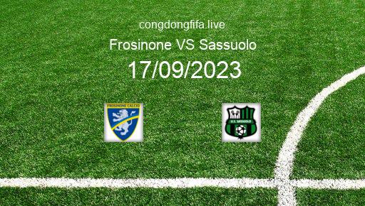 Soi kèo Frosinone vs Sassuolo, 20h00 17/09/2023 – SERIE A - ITALY 23-24 1