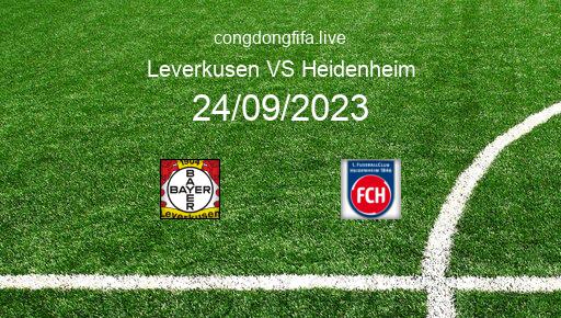 Soi kèo Leverkusen vs Heidenheim, 20h30 24/09/2023 – BUNDESLIGA - ĐỨC 23-24 1
