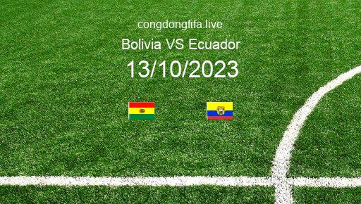 Soi kèo Bolivia vs Ecuador, 06h00 13/10/2023 – VÒNG LOẠI WORLDCUP 2026 - KHU VỰC NAM MỸ 151